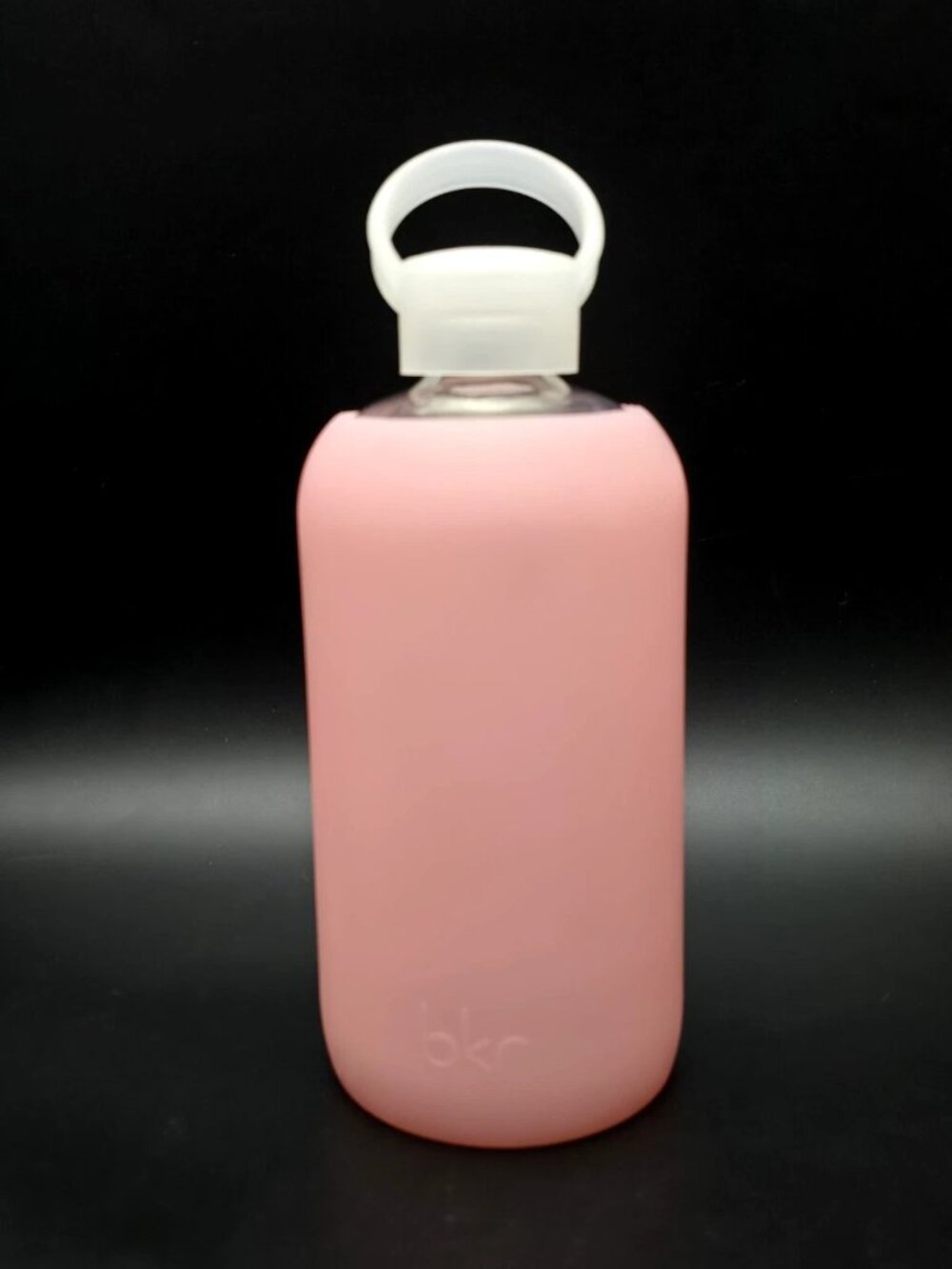 BKR Tutu Pale Pink Ballet Glass & Smooth Silicone Water Bottle 32oz